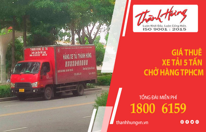 Cho thuê xe tải 5 tấn chở hàng
