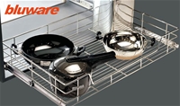 Giá xoong nồi giảm chấn dạng nan 800mm Bluware
