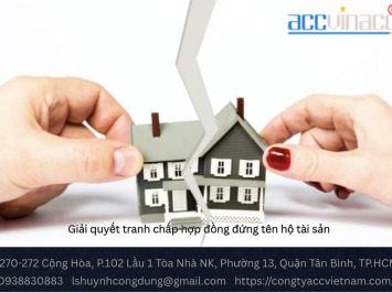Giải quyết tranh chấp hợp đồng đứng tên hộ tài sản