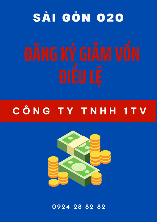 Giảm vốn điều lệ đối với công ty TNHH MTV