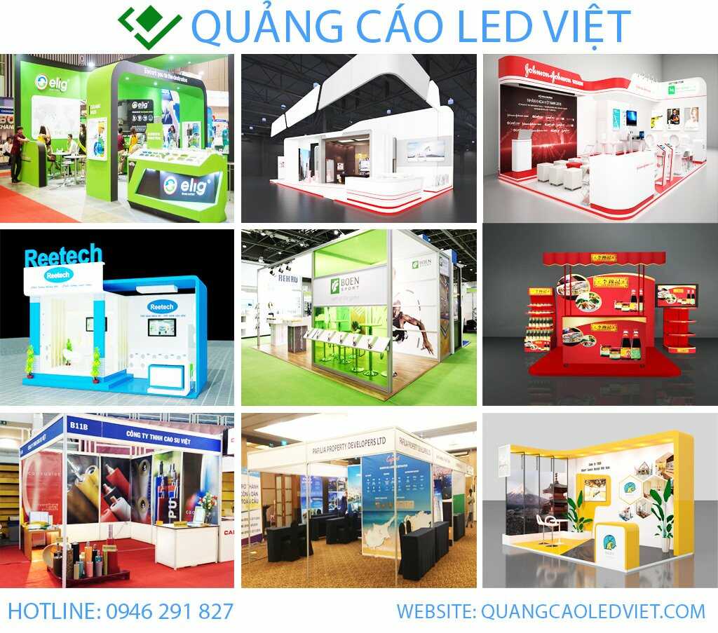 Thi công gian hàng