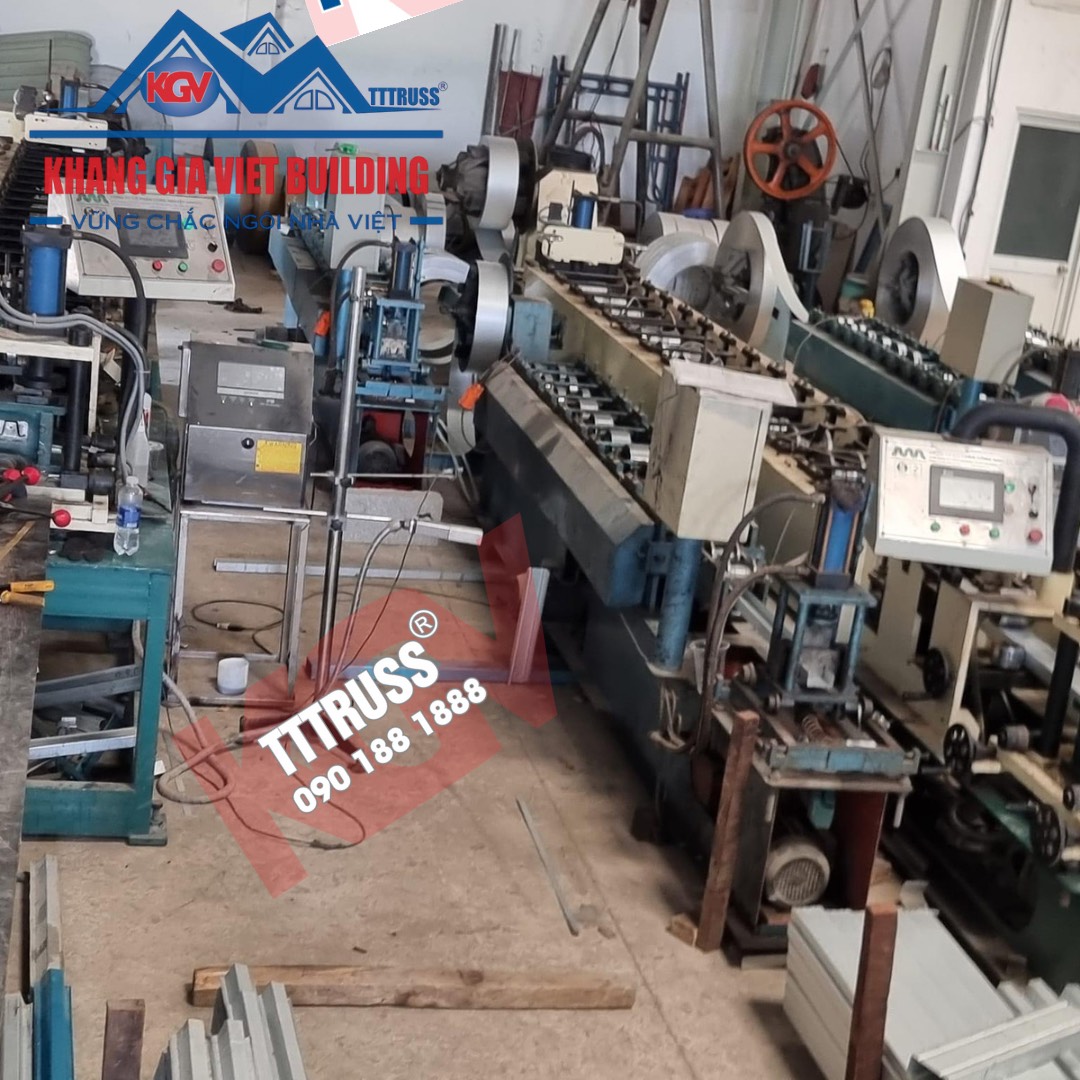 Hệ giàn thép mạ trọng lượng nhẹ TTTRUSS