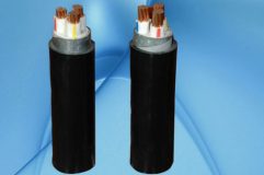 Cáp giáp băng kim loại, vỏ PVC