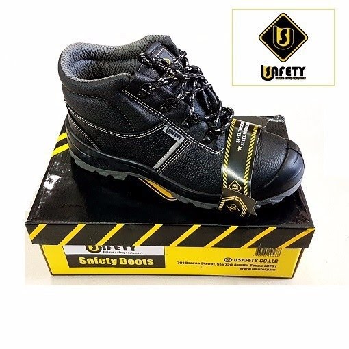 Giày da bảo hộ Usafety cổ cao