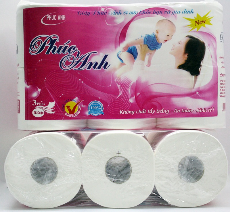 Giấy vệ sinh Smile mẹ và bé 6 cuộn