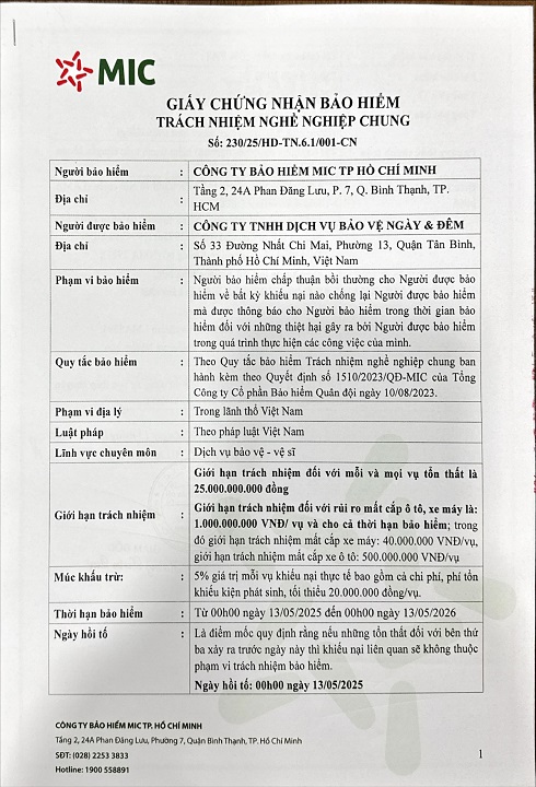Chứng nhận