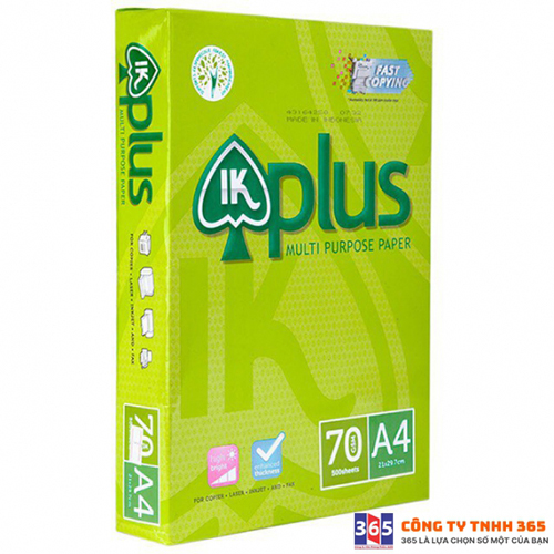 Giấy A4 IK Plus 70 Gsm