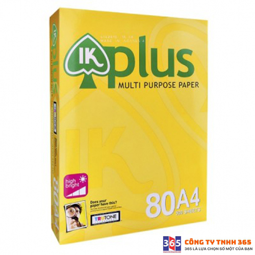 Giấy A4 IK Plus 80 Gsm