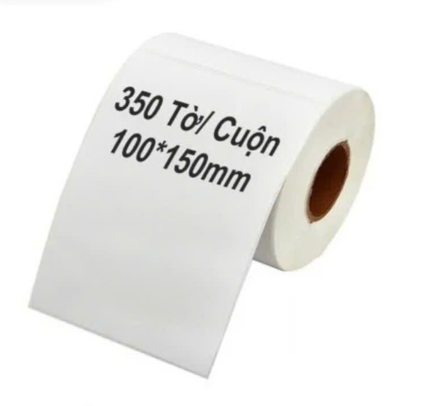 Giấy Decal in nhiệt 100x150 - 300 tem/cuộn