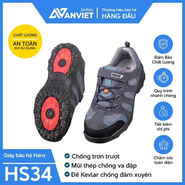 Giày bảo hộ siêu nhẹ Hàn Quốc Hans HS-34 Picaso