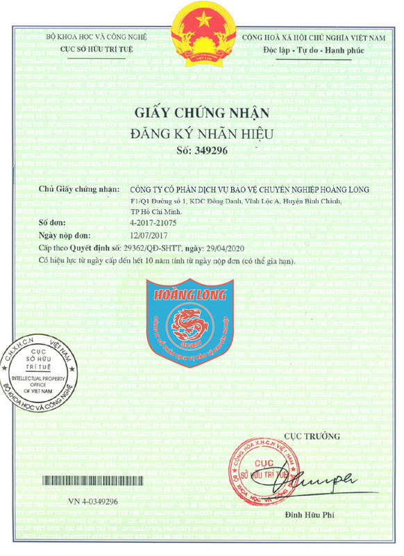 Giấy chứng nhận nhãn hiệu logo