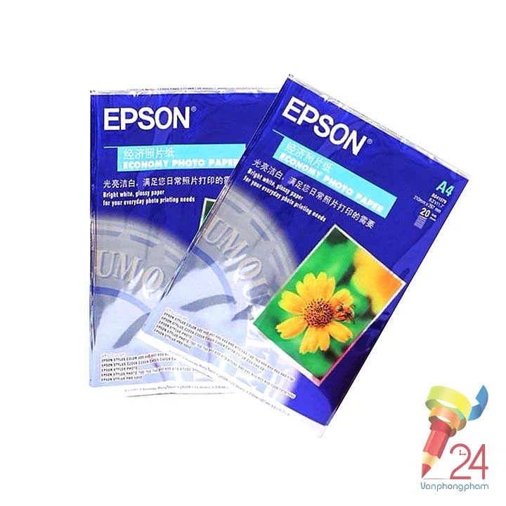 Giấy in ảnh A4 Epson hoa cúc