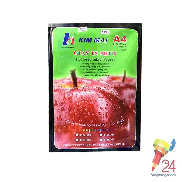 Giấy in ảnh A4 Kim Mai