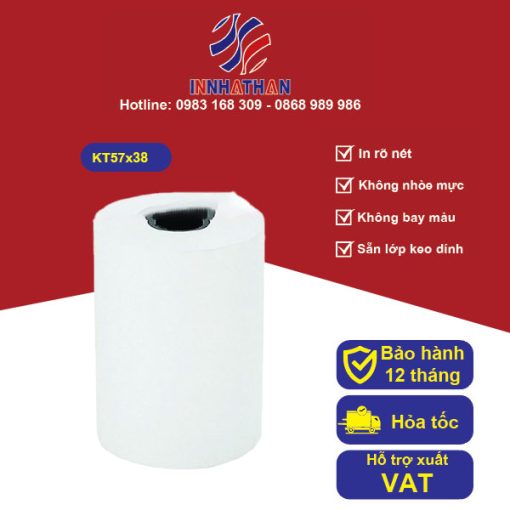 Giấy in nhiệt Bill KT57x38