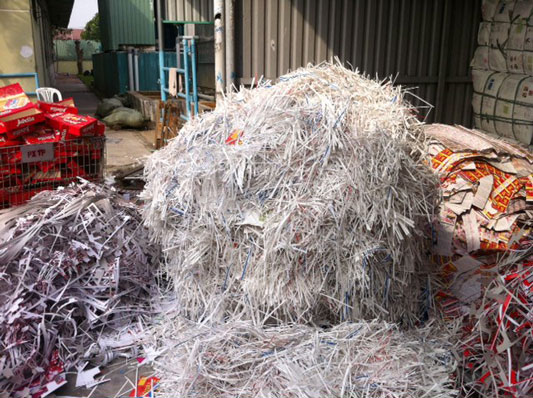 Thu mua giấy phế liệu