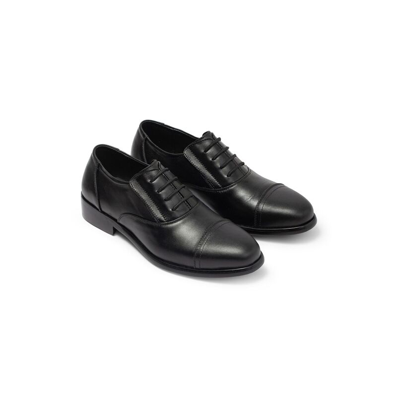 Giày sĩ quan FTT Leather đế phíp màu đen
