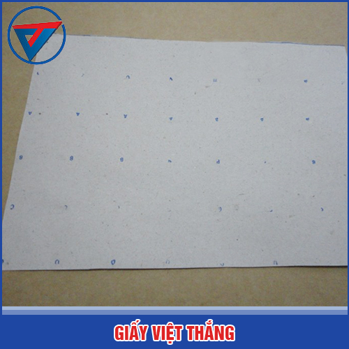 Giấy sơ đồ in ABC trắng