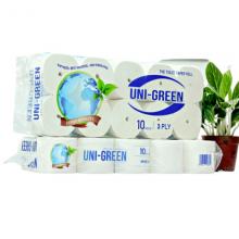 Giấy vệ sinh Uni Green 10 cuộn không lõi