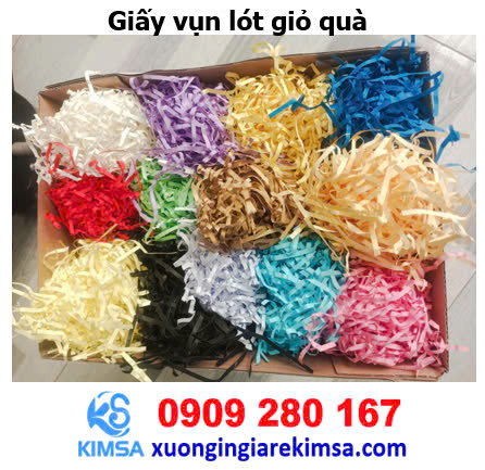 Giấy vụn lót giỏ quà