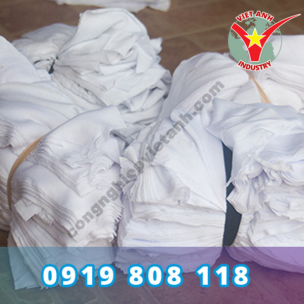 Giẻ lau trắng cotton