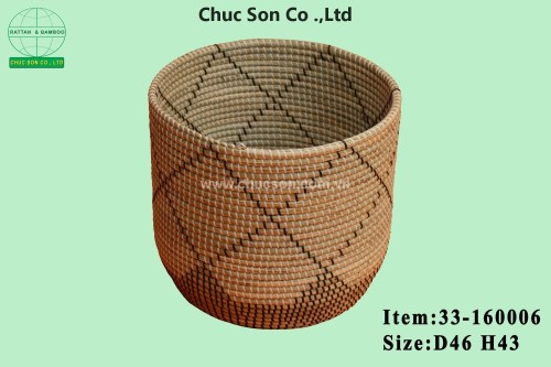 Giỏ giặt bằng cói