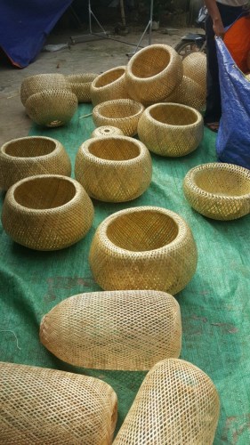 Giỏ mây tre đan