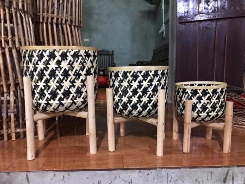 Giỏ mây tre đan