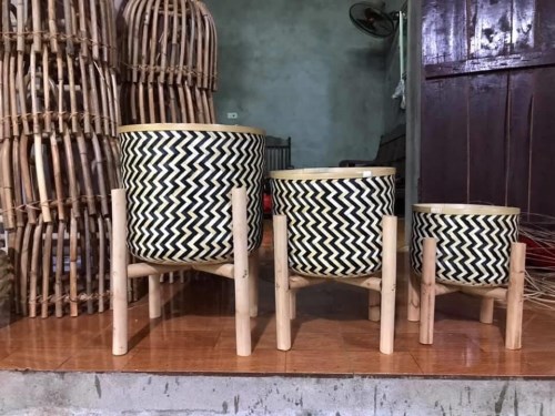 Giỏ mây tre đan