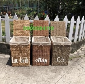 Giỏ lục bình hình chữ nhật