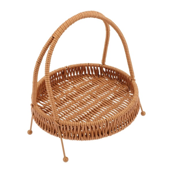 Giỏ mây đựng trái cây hình tròn