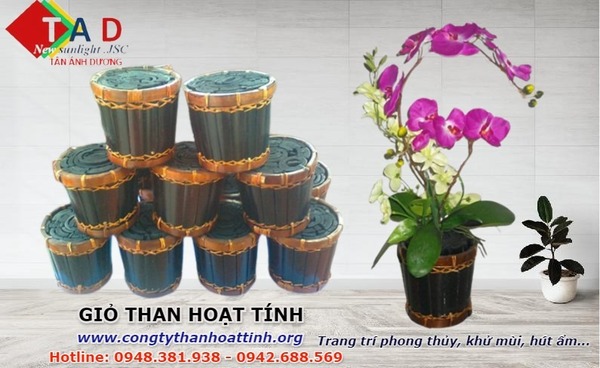 Giỏ than tre hoạt tính khử mùi 3kg