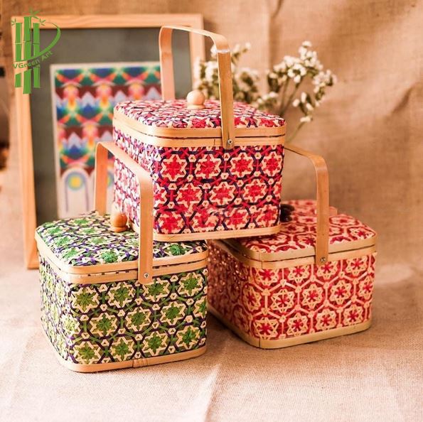 Giỏ tre picnic GQ0033