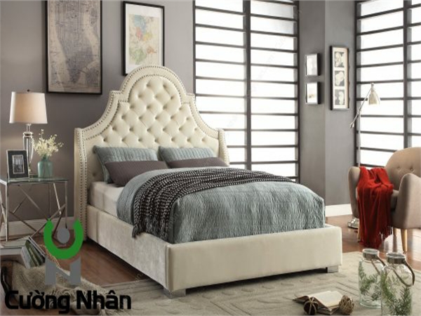 Giường bọc nỉ