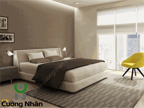 Giường bọc nỉ