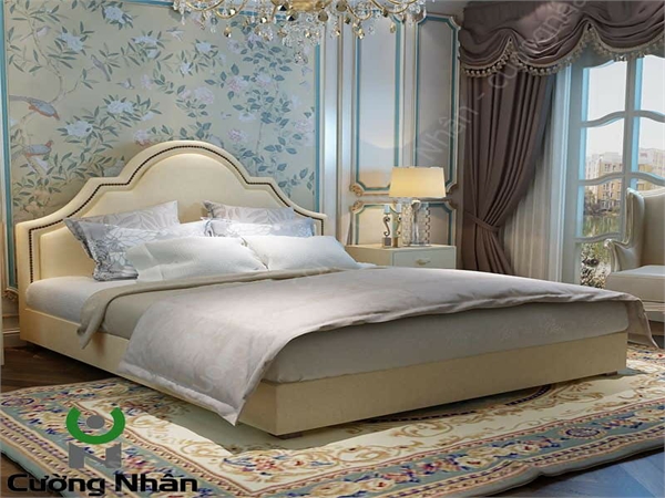 Giường bọc nỉ