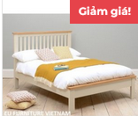 Giường ngủ gỗ sồi Mỹ Julian