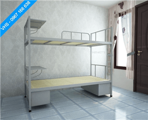 Giường 2 tầng có tủ + bàn học
