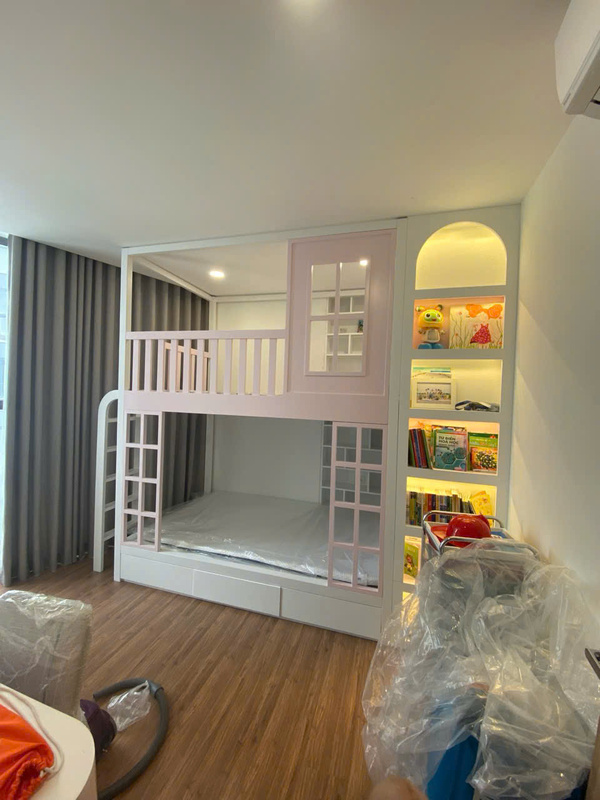Giường gỗ 2 tầng