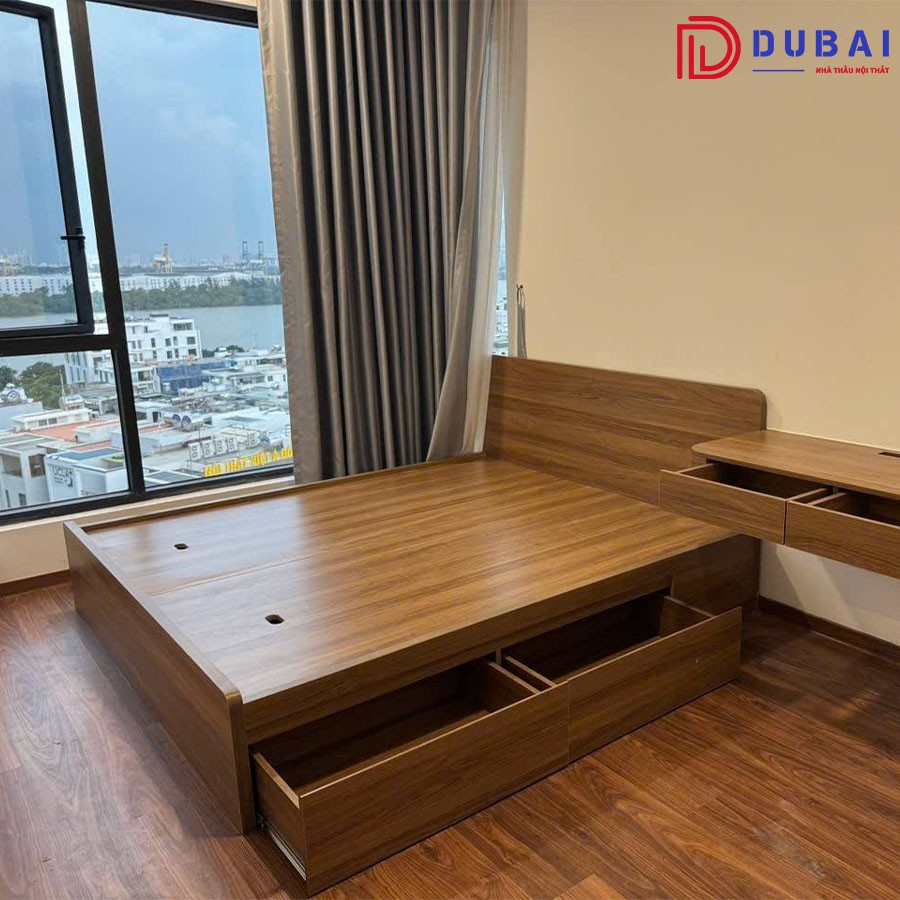 Giường ngủ gỗ công nghiệp MDF GN-05