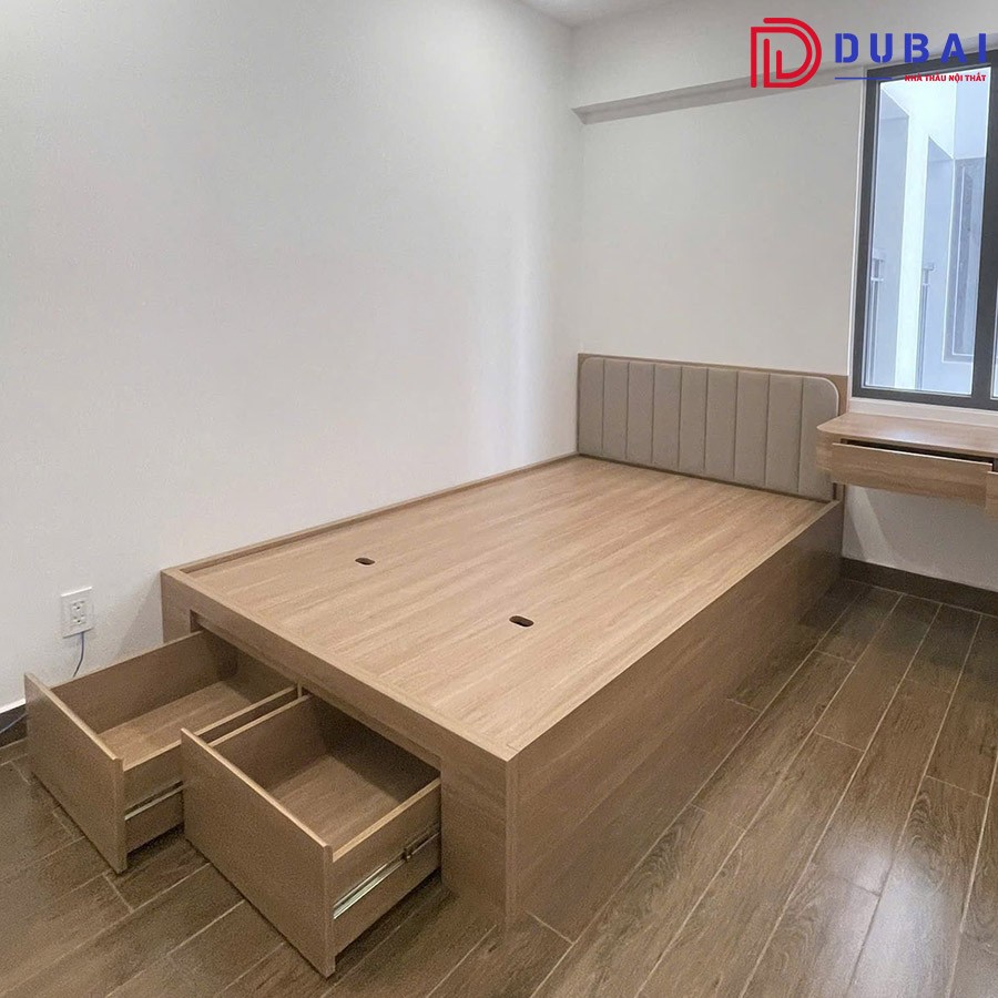 Giường ngủ gỗ công nghiệp MDF GN-08