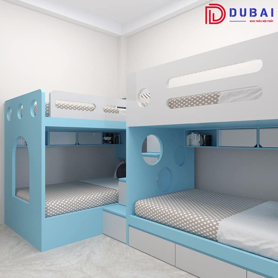 Giường tầng gỗ công nghiệp MDF GT-02