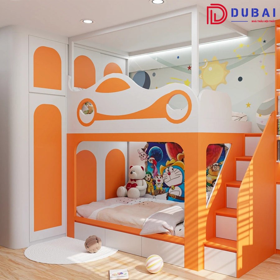Giường tầng gỗ công nghiệp MDF GT-03