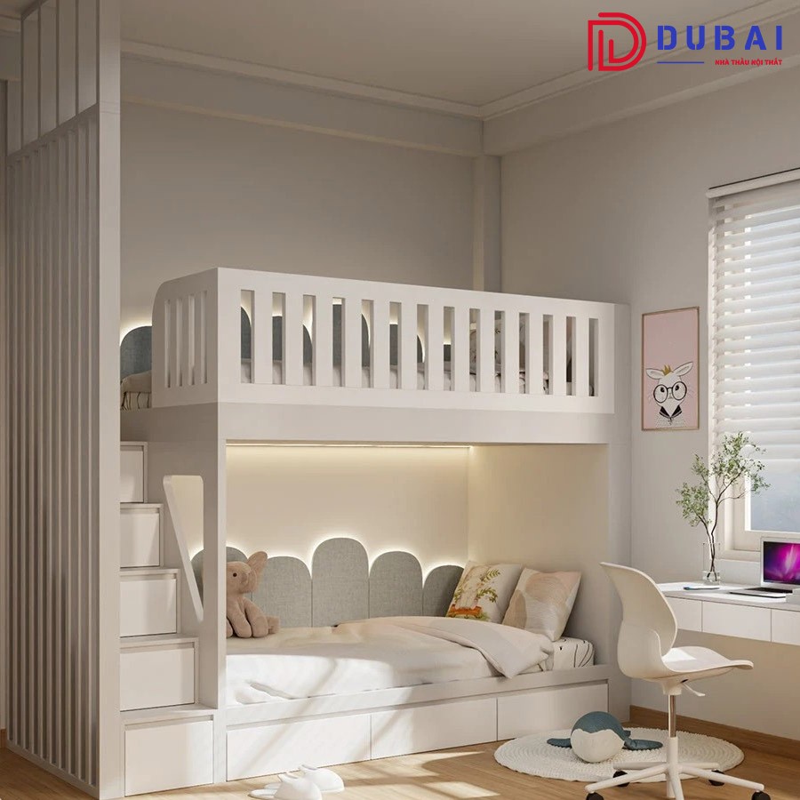 Giường tầng gỗ công nghiệp MDF GT-05