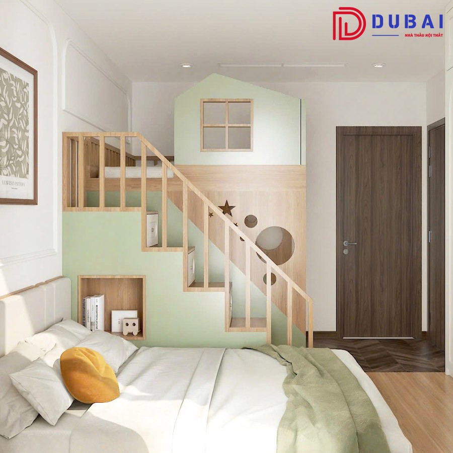 Giường tầng gỗ công nghiệp MDF GT-10