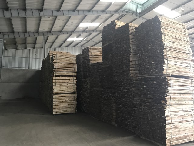 Gỗ tràm xẻ sấy