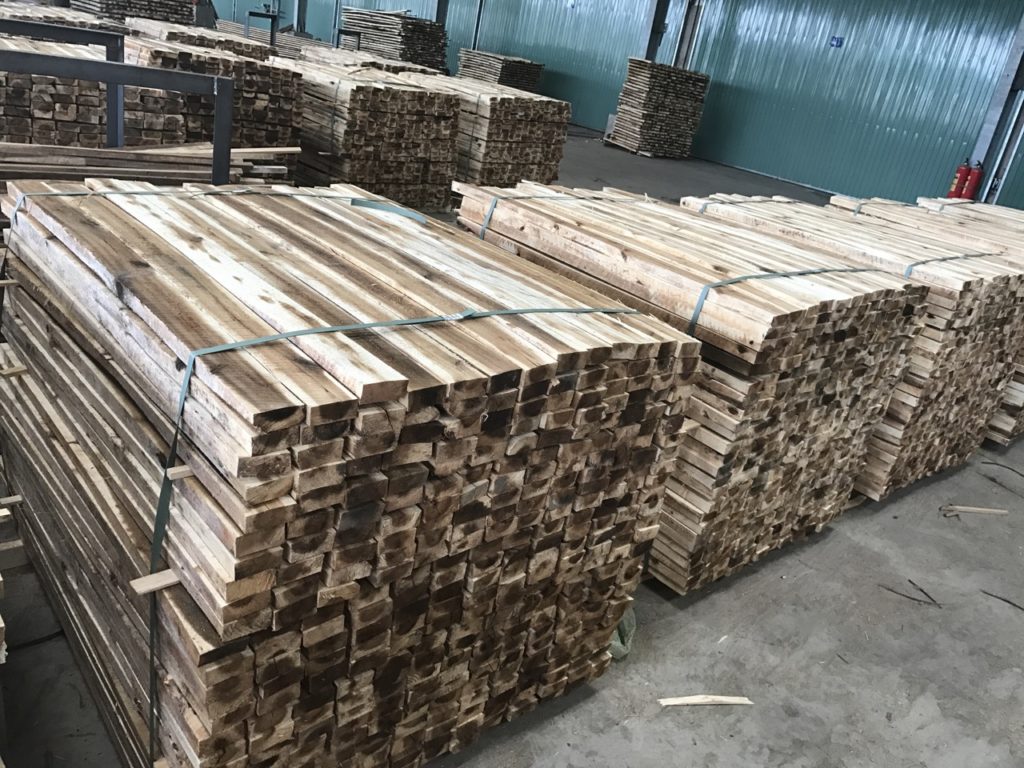 Gỗ tràm xẻ sấy