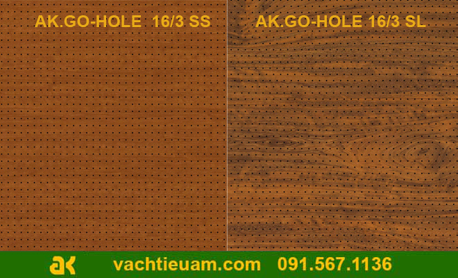 Gỗ tiêu âm đục lỗ AK.Go - Hole