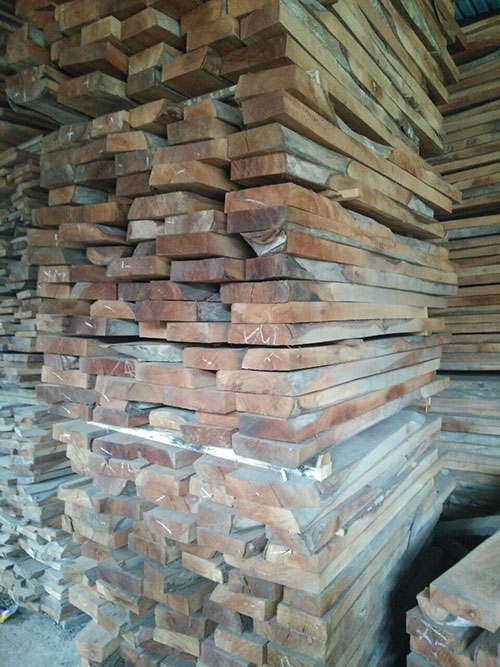 Gỗ xà cừ phách sấy khô