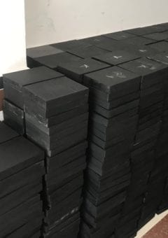 Gối đầu cao su cốt bản thép cố định