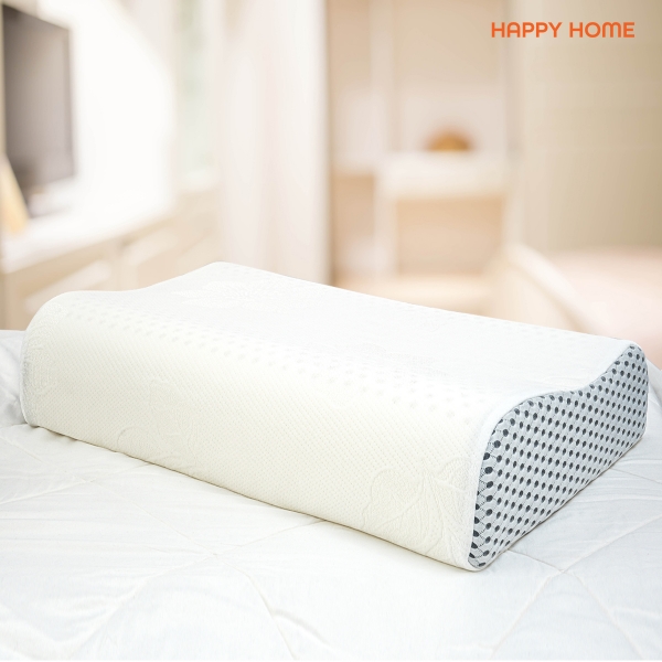 Gối cao su thiên nhiên lượn sóng Happy Home
